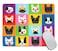 TSSOHU Mouse Pad French Bulldog Pattern Mouse Pad Personalized Rectangle Mousepad Customized Mouse Pads with Designs NonSlip Rubber Smooth MousePads for Computer Laptop Pretty Marble
