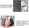 KUOSGM Mouse Pad Gray Pink Roses Floral Flower Leaves Mouse Pad Rectangle Custom Designs Waterproof AntiSlip Rubber Mousepad Office Accessories Desk Decor Wireless Mouse Pads for Computers Laptop