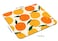 TSSOHU Mouse Pad Oranges Mousepad Pink Office Decor for Women Desk Accessories Lemons Summer Fruits Mousepad Gift for Coworker Boss 95x79x012 Inch