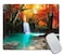 TSSOHU Mouse Pad Rectangle Deep Forest Waterfall AntiSlip Rubber Mousepad for Gaming Office Laptop Computer PC Men Women Kids Cute Custom Pattern