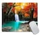 TSSOHU Mouse Pad Rectangle Deep Forest Waterfall AntiSlip Rubber Mousepad for Gaming Office Laptop Computer PC Men Women Kids Cute Custom Pattern