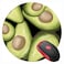 LUBHWT Mouse Pad Round Gaming Mouse Mat Avocado Guacamole Food Green Fruit Diet NonSlip Rubber Base Mousepad Cute Mousemat for Laptop Computer PC Office Home