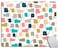 Solekla Mouse Pad Square Lovely Multicolor Cartoon Cats AntiSlip Rubber Mousepad for Gaming Office Laptop Computer PC Men Women Kids Cute Custom Pattern 79 x 95 in