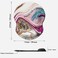 LESHIRY Mouse Pad with Wrist Support Non Slip Mousepad Wrist Rest for Office Computer Laptop MacComfortable Lightweight Ergonomic Support Mouse MatBeige Purple MarbleWrist