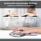 Lucocia Mouse Pad with Wrist Support Rest Ergonomic Gel Mousepad with Memory Foam Pain Relief Mousepad Comfortable Computer Mouse Mat for LaptopOffice Home