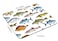 TSSOHU Mouse PadFishs Mouse Pad Mouse Mat Square Mouse Pad NonSlip Rubber Base MousePads for Office Laptop 95x79x012 Inch