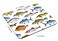 TSSOHU Mouse PadFishs Mouse Pad Mouse Mat Square Mouse Pad NonSlip Rubber Base MousePads for Office Laptop 95x79x012 Inch