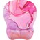 MROCO Ergonomic Mouse Pad with Gel Wrist Rest 94 x 81 in Pink Marble