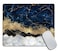 TSSOHU Navy Blue Marble Mouse Pad NonSlip Rubber Base Gaming MousePads for Computers Laptop Office Computer Mouse Pad for Wireless Mouse 95x79x012 Inch240mm x 200mm x 3mm