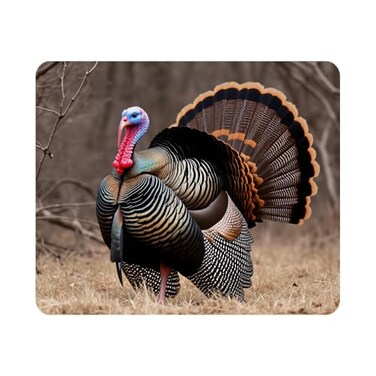 Nicokee Gaming Mouse Pad Strutting Wild Turkey NonSlip Rubber Mouse Pad for Computers Laptop Office Home Rectangle Personalized Mousepad 95 Inch x 79 Inch