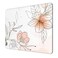 Niniubye Mouse Pad 30 Thicker Minimalism Flower Theme Computer Pad AntiSlip Rubber Mouse Mat with Stitched Edges for Gaming Office Laptop PC Women 8 x 10 Thick 5 mm White Pink
