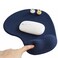 DEMON CHEST Office Mousepad with Gel Wrist Support Ergonomic Gaming Desktop Mouse Pad Wrist Rest Design Gamepad Mat Rubber Base for Laptop Computer Silicone NonSlip SpecialTextured Surface 08Navy