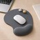 DEMON CHEST Office Mousepad with Gel Wrist Support Ergonomic Gaming Desktop Mouse Pad Wrist Rest Design Gamepad Mat Rubber Base for Laptop Computer Silicone NonSlip SpecialTextured Surface 09Dark Grey