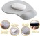 DEMON CHEST Office Mousepad with Gel Wrist Support Ergonomic Gaming Desktop Mouse Pad Wrist Rest Design Gamepad Mat Rubber Base for Laptop Computer Silicone NonSlip SpecialTextured Surface 09Dark Grey