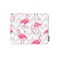 oFloral Flamingo Gaming Mouse Pad Pink Tropical Flamingos Chevron Grey Geometric Background Decorative Mousepad Rubber Base Home Decor for Computers Laptop Office Home 79X95 Inch