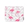 oFloral Flamingo Gaming Mouse Pad Pink Tropical Flamingos Chevron Grey Geometric Background Decorative Mousepad Rubber Base Home Decor for Computers Laptop Office Home 79X95 Inch
