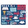 oFloral Motivational Quote Gaming Mouse Pad Love Book Reading Calligraphic Letter Blue Wallpaper Decorative Mousepad Rubber Base Home Decor for Computers Laptop Office Home 79X95 Inch