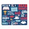 oFloral Motivational Quote Gaming Mouse Pad Love Book Reading Calligraphic Letter Blue Wallpaper Decorative Mousepad Rubber Base Home Decor for Computers Laptop Office Home 79X95 Inch