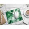 Pehede Computer Mouse Pad Green Tropical Plant LeavesSmall NonSlip Rubber Gaming Mouse PadsOffice Home Personalized Mouse Pad 79x95 Inch