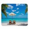 Pehede Mouse Mat Summer Vacation BeachNonSlip Rubber Base Thick Black Mousepad for Laptop Computer PC 79x95 Inch