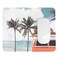 Pehede Mouse pad with AntiSlip Rubber Base Easy GlidingComputer Mouse Mat for Computers Laptop Gaming Office Home 79 95 inVintage Car with Surfboard and Tropical Tree Beach