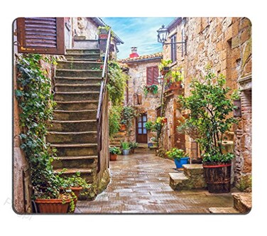 pingpi Gaming Mouse Pad CustomItaly Tuscan Personalized Design NonSlip Rubber Mouse pad