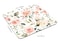TSSOHU Pink and Green Flowers Mouse Pad Mouse Mat Desk Accessories Floral Roses Home Office Rectangle Flowers Mousepad 95x79x012 Inch