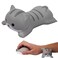 PloutoRich Small Cute Cartoon Mouse Pad Ergonomic Wrist Rest Support Office Gaming Grey