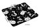 TSSOHU Rectangle Mouse Pad Witchs Cat Cat and Sugar Skull PremiumTextured Custom Mouse Mat DesignWashable Mousepads NonSlip Rubber Base Computer Mousepad Personalized for Wireless Mouse