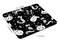 TSSOHU Rectangle Mouse Pad Witchs Cat Cat and Sugar Skull PremiumTextured Custom Mouse Mat DesignWashable Mousepads NonSlip Rubber Base Computer Mousepad Personalized for Wireless Mouse