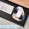 Rimilak Small Mouse Pad 6 x 7 Inch Irregular Mini Mouse Pad with NonSlip Rubber Base Waterproof Compact Mouse Mat for Laptop Computer Wireless Mouse Keyboard Home Office Travel Blue Marble