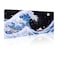 Funacola Sea Wave Japanese Art Mouse Pad Gaming XL Large Desk Mat Long Extended Mousepad Big Table Pads Keyboard Mats for Office Home Gamer 315 X 118 Inches