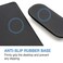 SenseAGE Detachable Ergonomic Mouse Pad with Wrist Rest Support Adjustable Placement for Pain Relief NonSlip Base for Computer Laptop Office Desk Accessories 97 x 73 in Dark Grey