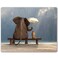 SHALYSONG Elephant and Dog Mouse pad Personalized Computer Mouse Pads Office Decoration Accessories Gift NonSlip Rubber Mousepad for Laptop 95 x 79 in