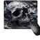 CICPLKSE Skull Mouse Pad Grey Skull Background Customized Rectangle NonSlip Rubber Mouse Pads Gaming Mouse Pad240mm x 200mm