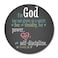 Smooffly Bible Quotes Mouse Pad Inspirational Christian Verses for God Has Not Given Us a Spirit of Fear Round NonSlip Rubber Gaming Mousepad