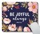 Smooffly Gaming Mousepad CustomBible Verses Be Joyful Always Mouse PadChristian Mouse Pad for Laptop Computer 95 X 79 Inch 240mmX200mmX3mm