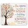 Smooffly Inspirational Christian Bible Verse Proberbs Quotes Mouse Pad She Opens Her Mouth with Wisdom and The Teaching of Kindness is on Her Tongue Mouse pad 95X79Inch