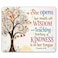 Smooffly Inspirational Christian Bible Verse Proberbs Quotes Mouse Pad She Opens Her Mouth with Wisdom and The Teaching of Kindness is on Her Tongue Mouse pad 95X79Inch