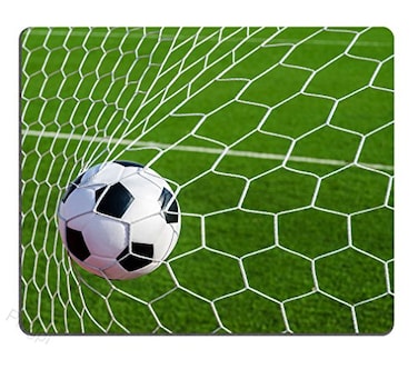 pingpi Soccer Football in Goal Net Personality Desings Gaming Mouse Pad95 X 79 Inch 240mmX200mmX3mm