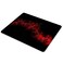 SSOIU Black Background Red Color Paint Explosion Burst Red Black Mouse Pad Rectangle 240x200x3mm