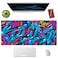 SSOIU Extended Gaming Mouse Pad NonSlip WaterResistant Rubber Base Computer Keyboard Mouse Mat 355 x 157inch XXLarge Desk Mat Ideal Partner for Work Game Beautiful Street Art Graffiti