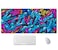 SSOIU Extended Gaming Mouse Pad NonSlip WaterResistant Rubber Base Computer Keyboard Mouse Mat 355 x 157inch XXLarge Desk Mat Ideal Partner for Work Game Beautiful Street Art Graffiti