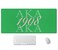 SSOIU Extended Gaming Mouse Pad 355x157 in Large Stable Rubber Base Mousepad with Stitched Edges Keyboard Mouse Mat Desk Pad for Work Game Office Home AkA 1908 Cool Design Green Color