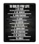 SSOIU Gaming Mouse Pad Custom10 Rules for Life Motivational Sign Inspirational Quote Mouse Pad Motivational Quotes Mousepads 95 X 79 Inch 240mmX200mmX3mm
