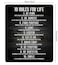 SSOIU Gaming Mouse Pad Custom10 Rules for Life Motivational Sign Inspirational Quote Mouse Pad Motivational Quotes Mousepads 95 X 79 Inch 240mmX200mmX3mm