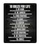 SSOIU Gaming Mouse Pad Custom10 Rules for Life Motivational Sign Inspirational Quote Mouse Pad Motivational Quotes Mousepads 95 X 79 Inch 240mmX200mmX3mm
