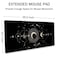 SSOIU Moon Phases Large Mouse Pad Full Desk XXL Extended Gaming Mouse Pad 355 X 157 Waterproof Desk Mat Stitched Edges NonSlip Laptop Computer Keyboard Mousepad for Office and Home