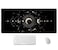 SSOIU Moon Phases Large Mouse Pad Full Desk XXL Extended Gaming Mouse Pad 355 X 157 Waterproof Desk Mat Stitched Edges NonSlip Laptop Computer Keyboard Mousepad for Office and Home