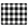 SSOIU Personalized Unique Design Oblong Shaped Mouse Pad Black and White Buffalo Plaids